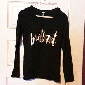 Black long sleeve Old Navy shirt
